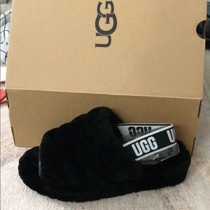 UGG fluffy yeah slide